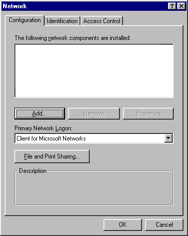 Configuration Dialog